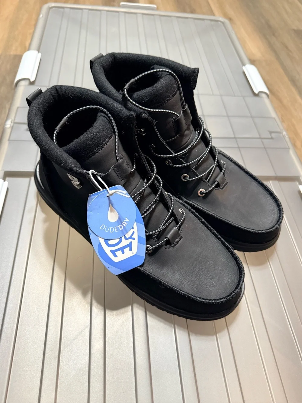 NEW Hey Dude Boots Black/Black Men’s Size 13